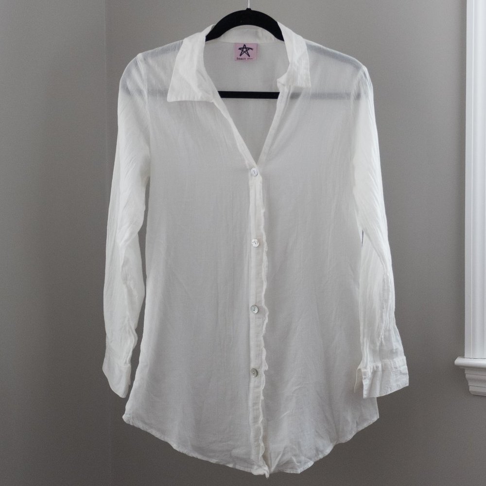 White button down